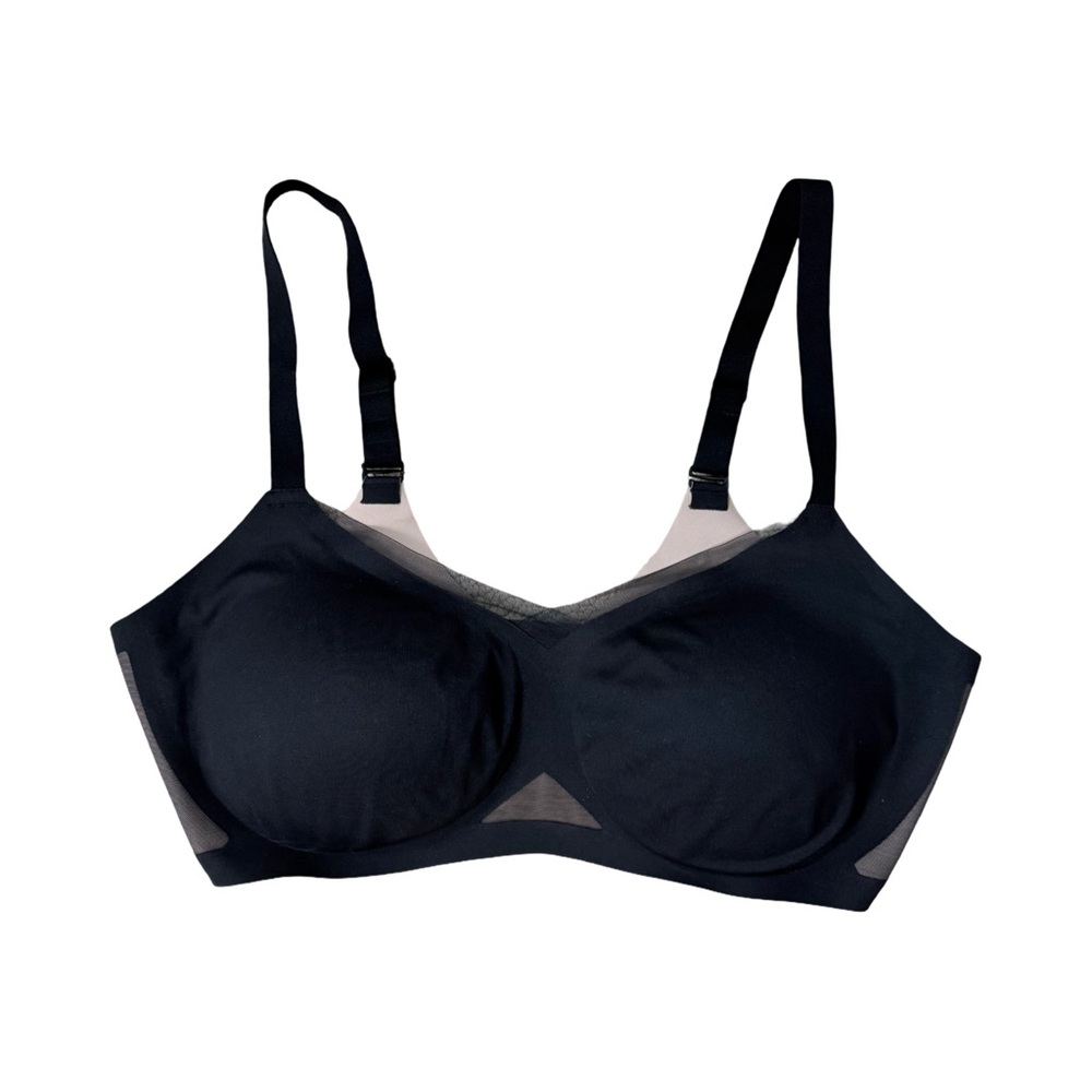 Honeylove Black Liftwear Crossover Bra Size 40 C/D Wireless EUC - Picture 2 of 6